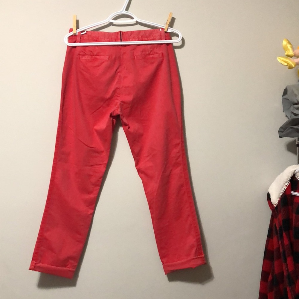 🛍️5/$20🛍️BNWOT GAP GIRLFRIEND CHINO, Sz 2. Colour Vermillion. - Picture 4 of 7